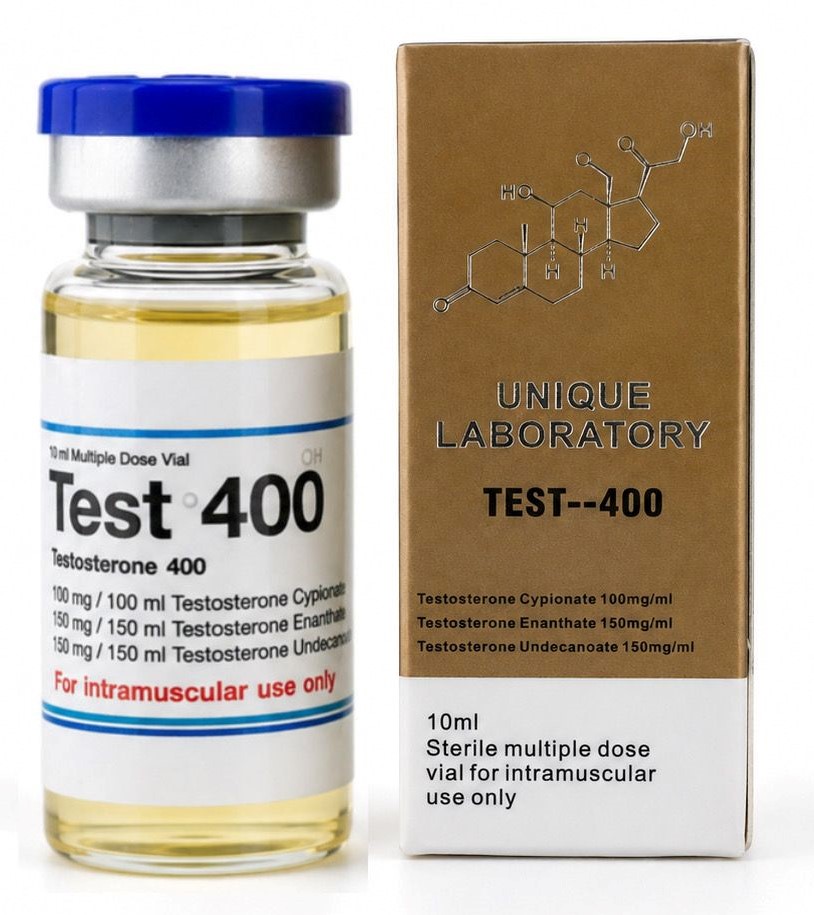 UNIQUE LABORATORY Test-400  (Testosterone 400mg/ml) Multi-Dose 10ml Vial 400mg/ml